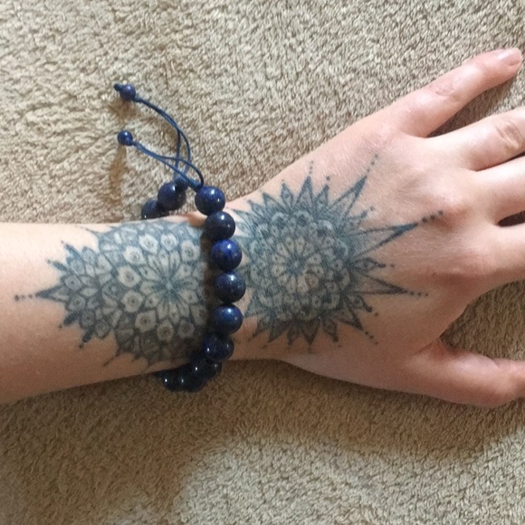 Lapis Lazuli Stone Bracelet - Picture 2 of 3